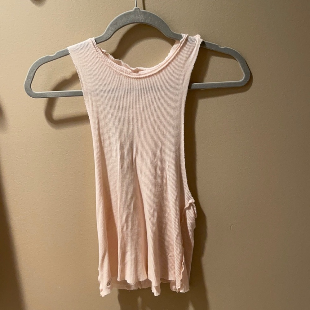 EUC Alo waffle knit tank - XS